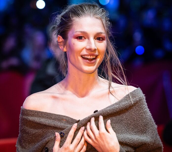 Hunter Schafer’s Milk Maid Style with Cinderella Twist at Cannes