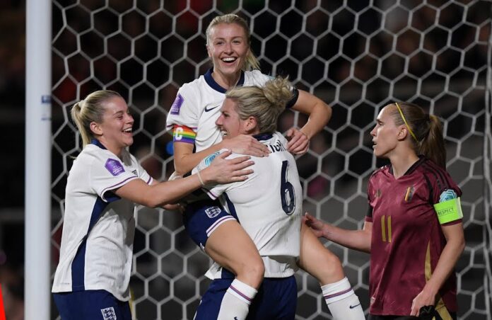 England Women Thrash Belgium to Top Nations League Group
